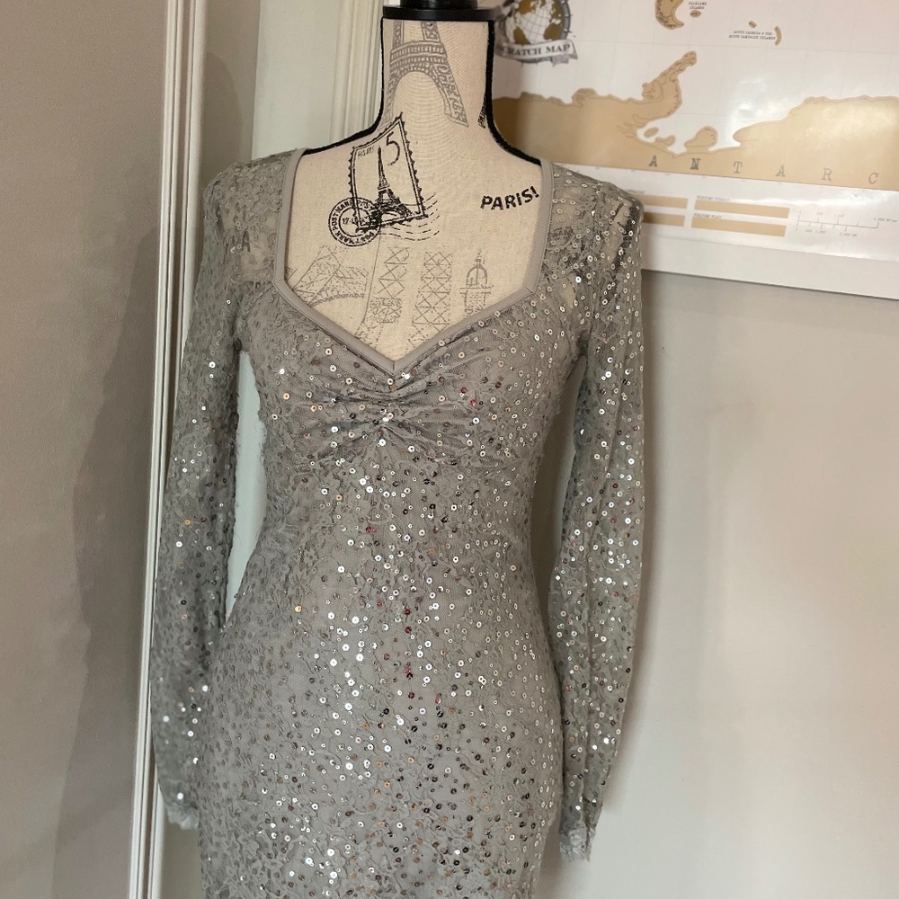 Victoria’s Secret Lace and Sequin Dress (Moda International)